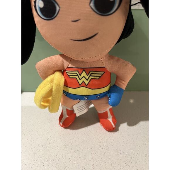 Dc Comics Dc Super Friends Cute Big Headed Wonder Woman 11" Plush Stuffed - Picture 3 of 5